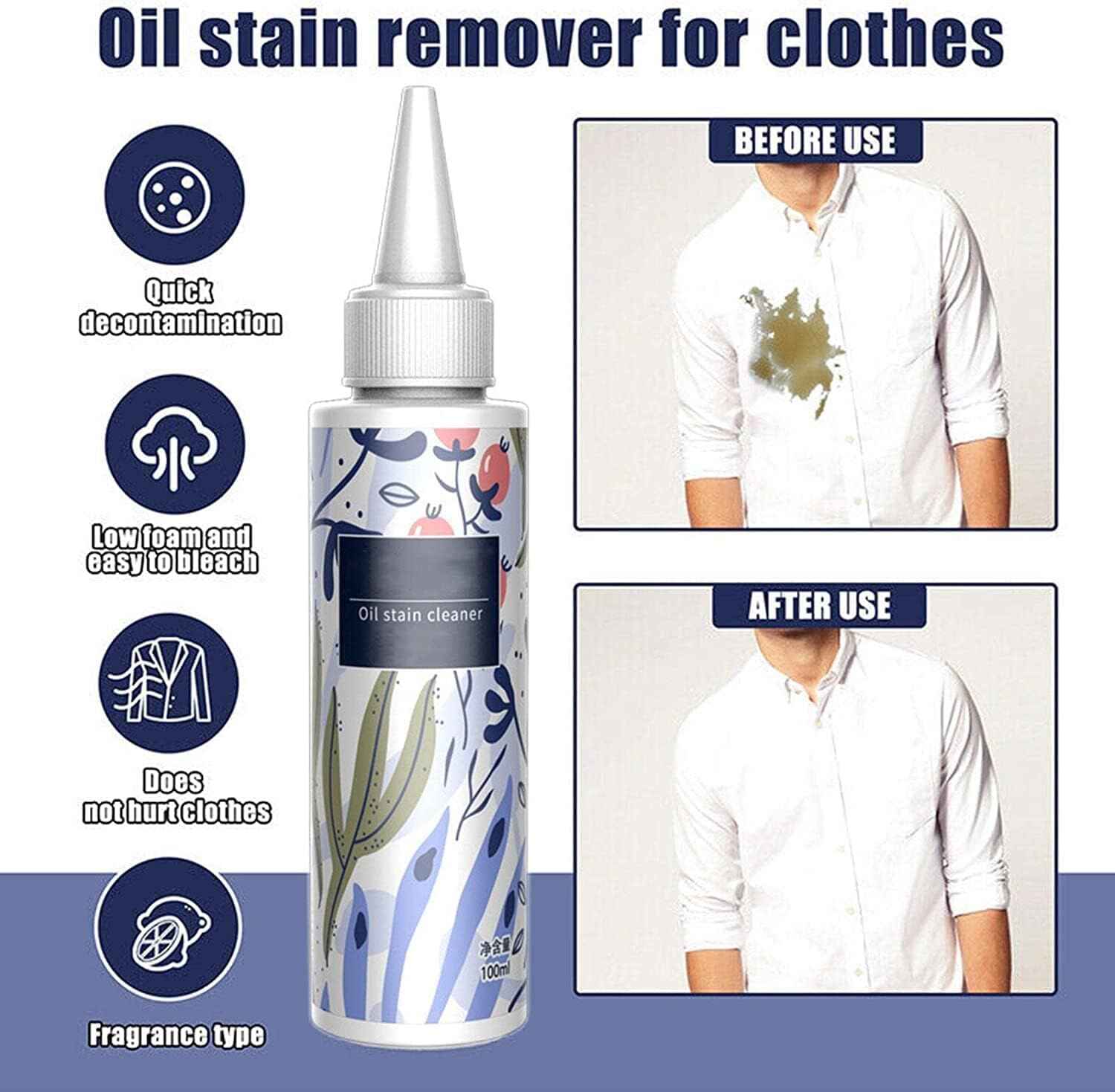 Emergency Stain Rescue | Powerful Clothes Stain Remover (100ML)
